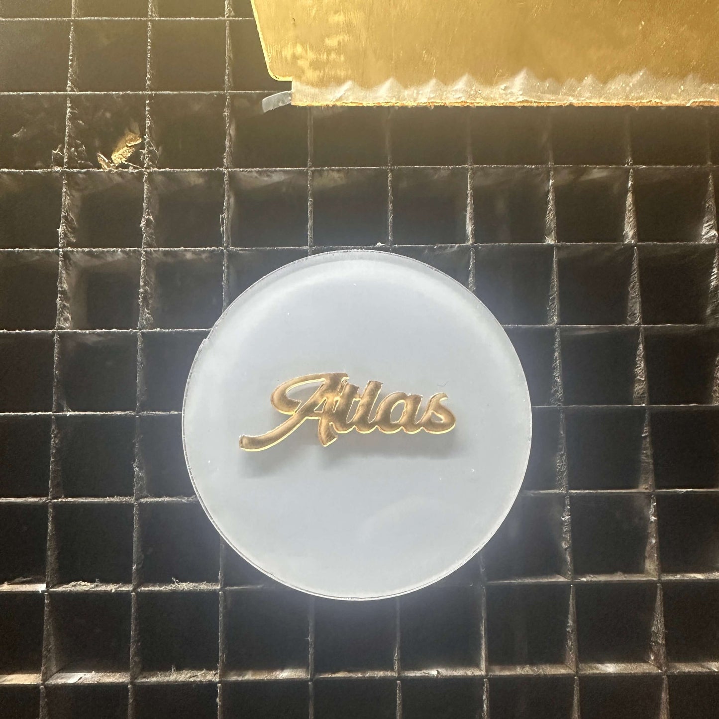 Kişiye Özel Gold İsimli Pleksi Magnet Yazısı 4 Cm