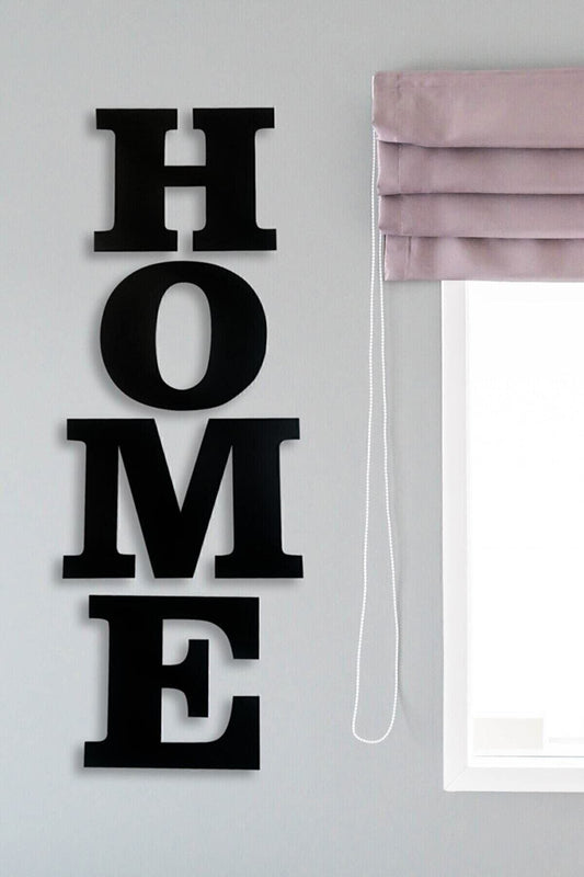 Home Yazılı 4'lü Duvar Dekoru Tablo