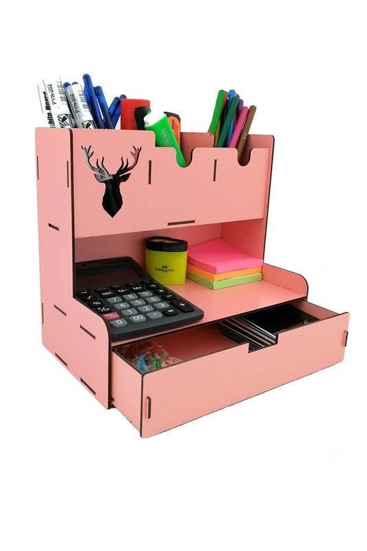 Handy Mate Masaüstü Kalemlik Organizer Pembe