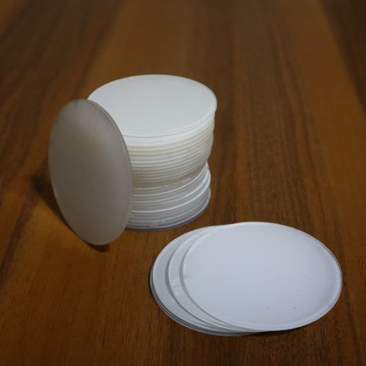 7 cm Yuvarlak Pleksi Parçalar (50 Adet) – Magnet, Anahtarlık ve DIY Kişiselleştirme Projeleri İçin