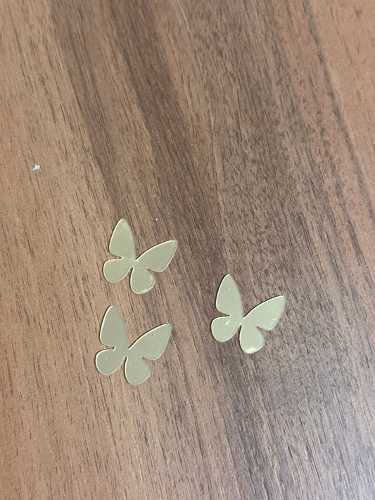 Kelebek Pleksi & MDF Süs – 50 Adet Paket | Magnet, Kapı Süsü ve DIY Dekor